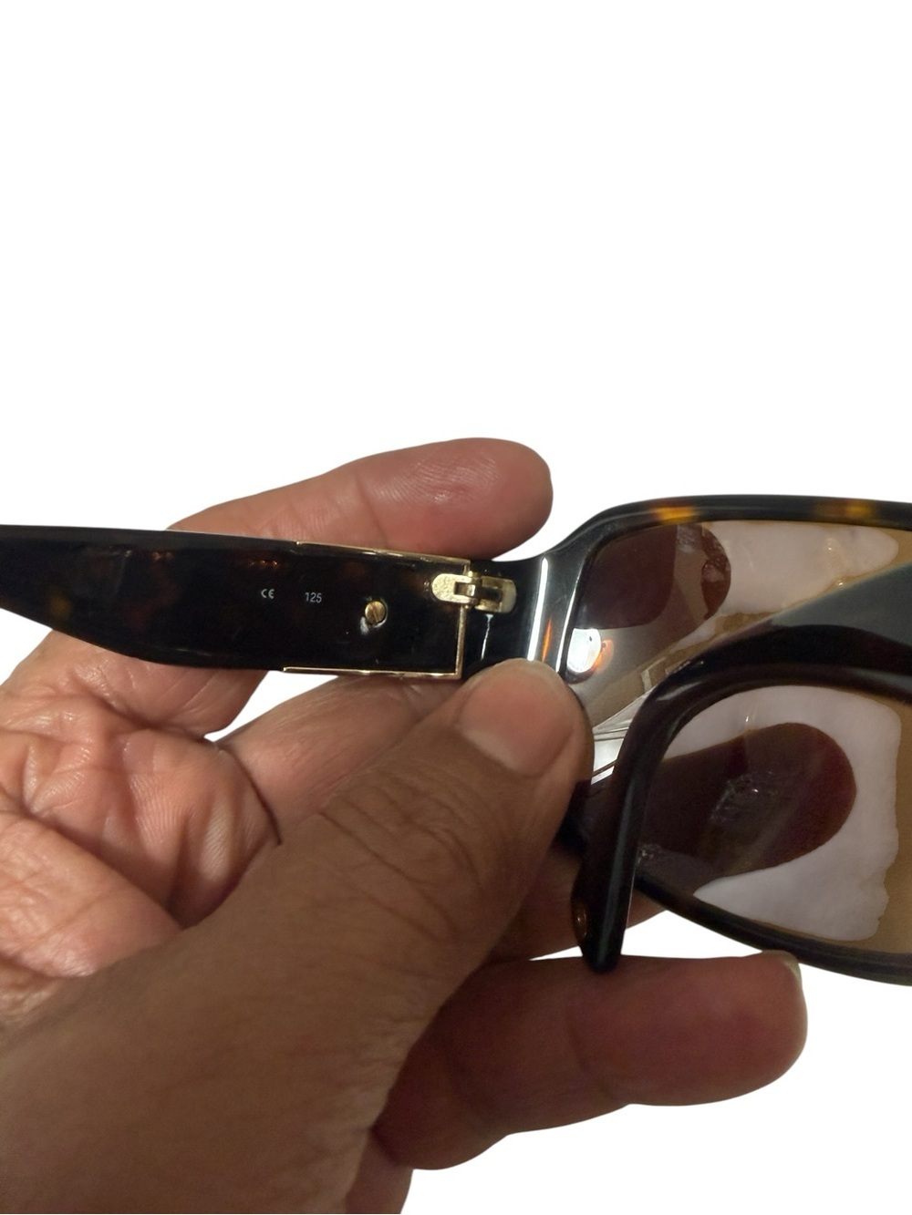 Coach Nina S494Tortoise Sunglasses featuring a dark brown tortoiseshell frame - Picture 9 of 16